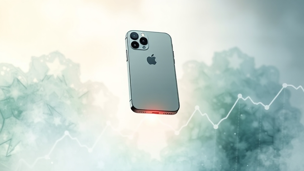 아이폰 17 가격 전망 (watercolor 스타일)
