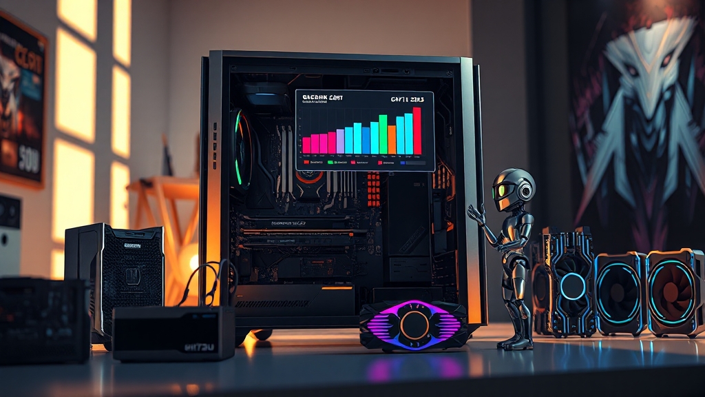 2025 조립 PC 완벽 가이드: 견적, 부품, 최신 기술까지 (40자) 5 주요 부품 선택 가이드 (realistic 스타일)