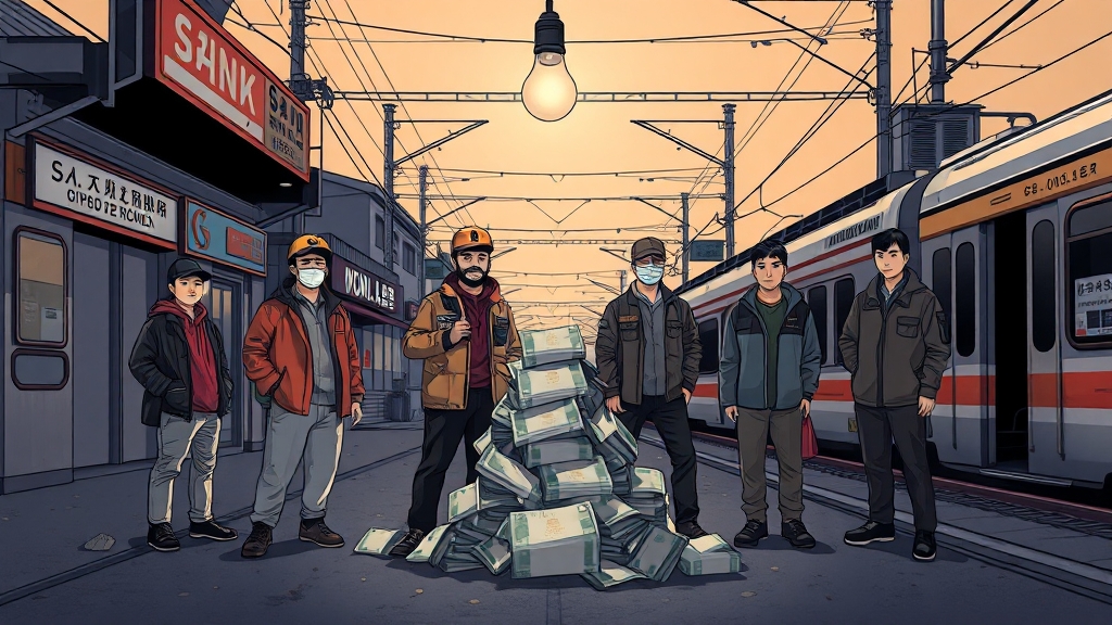 외국인 노동자 임금, 지역화폐로 지역 경제 활성화? 장점과 과제 (50자) 3 외국인 노동자 소비 패턴 분석 (illustration 스타일)