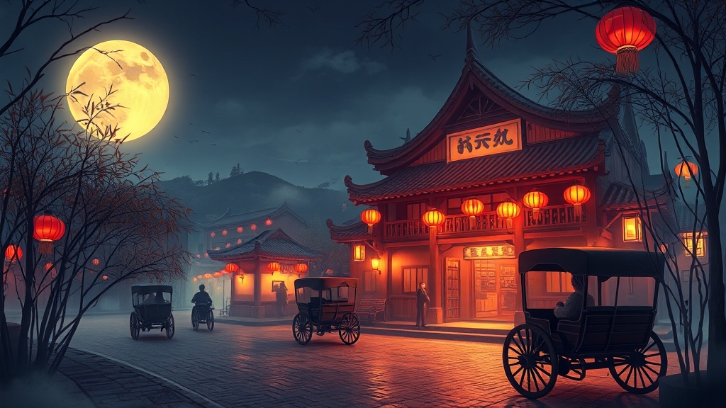 평요고성: 중원 문화의 보물 (illustration 스타일)