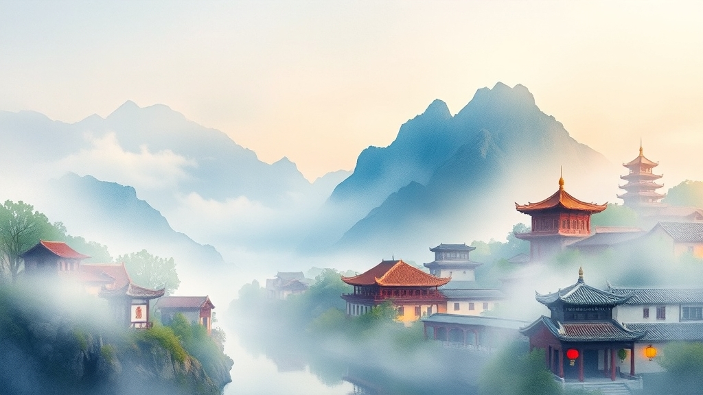 여행 일정 및 정보 (watercolor 스타일)