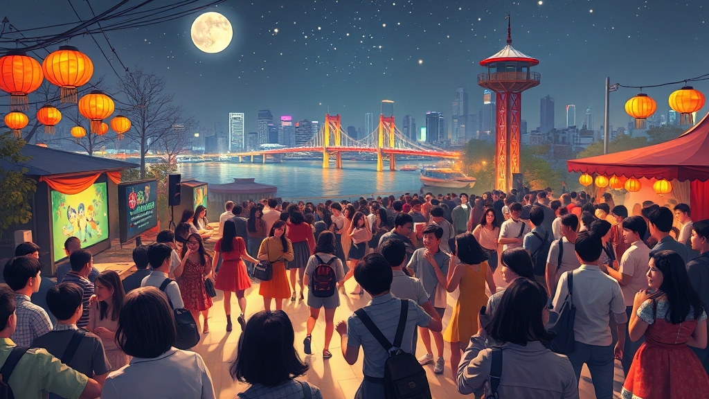 9월 서울 축제 총정리: 드론쇼, 콘서트, 전시까지! (50자) 3 음식, 공연, 체험으로 즐거움 더하기 (realistic 스타일)