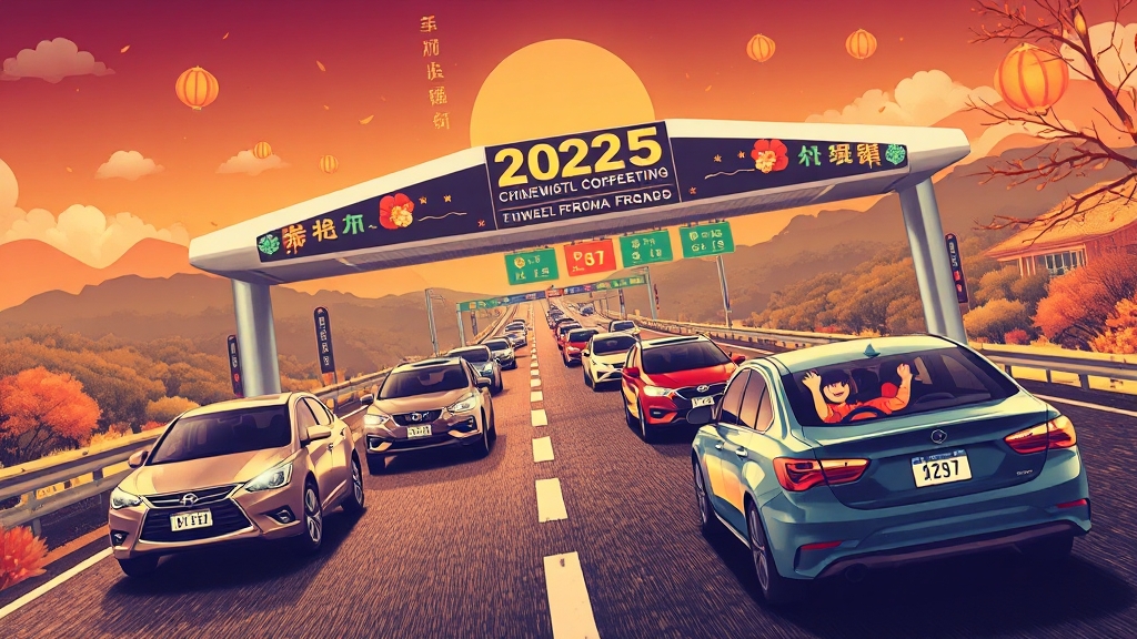 2025 추석 연휴 고속도로 통행료 면제: 기간, 대상, 혜택 A to Z 4 2025 추석, 통행료 면제 방법 (illustration 스타일)