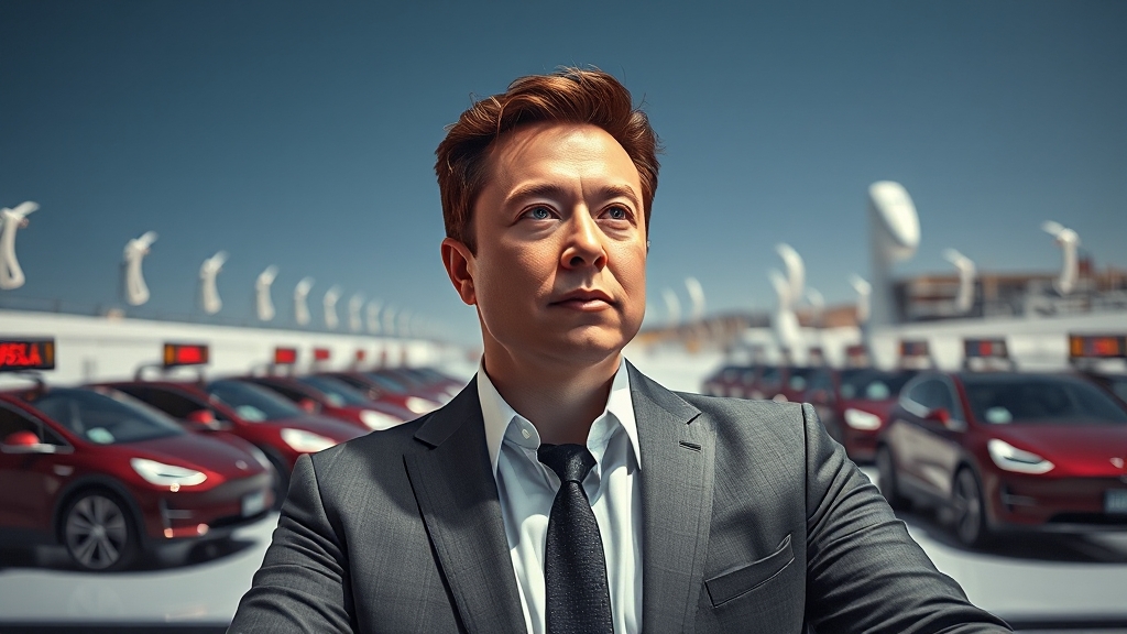 테슬라 주가 7개월 최고치: 상승 배경, 전망, 투자 가이드 6 일론 머스크, 미래 비전 제시 (realistic 스타일)