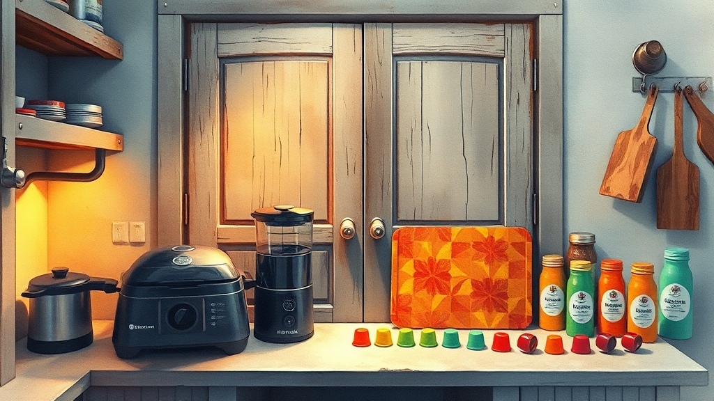 주방 업그레이드 (watercolor 스타일)