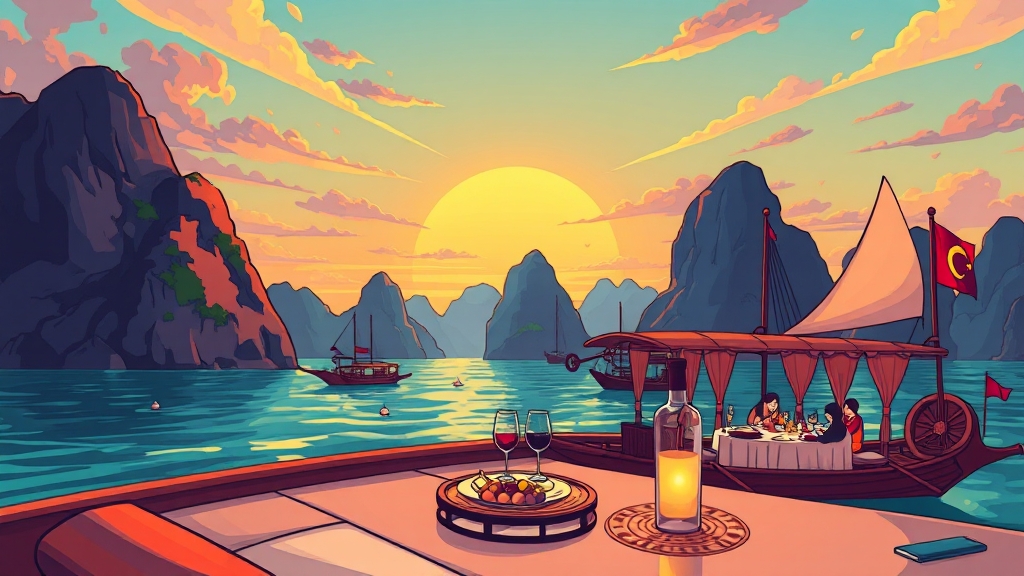 하노이 & 하롱베이 여행 A to Z: 완벽 가이드 (40자) 8 하노이 & 하롱베이 여행 후기 (cartoon 스타일)