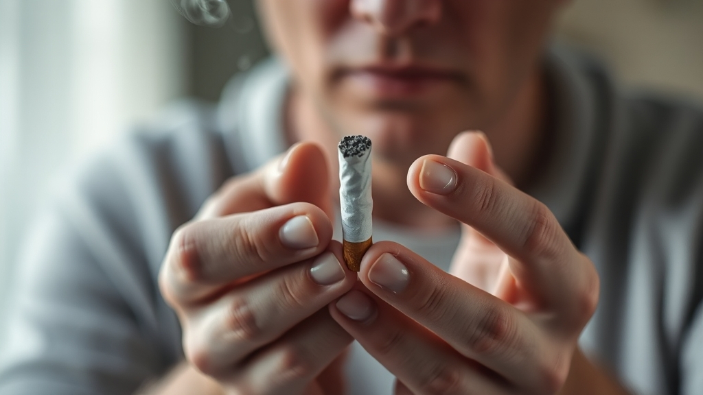 니코틴 중독, 스스로 진단해볼까? (realistic 스타일)