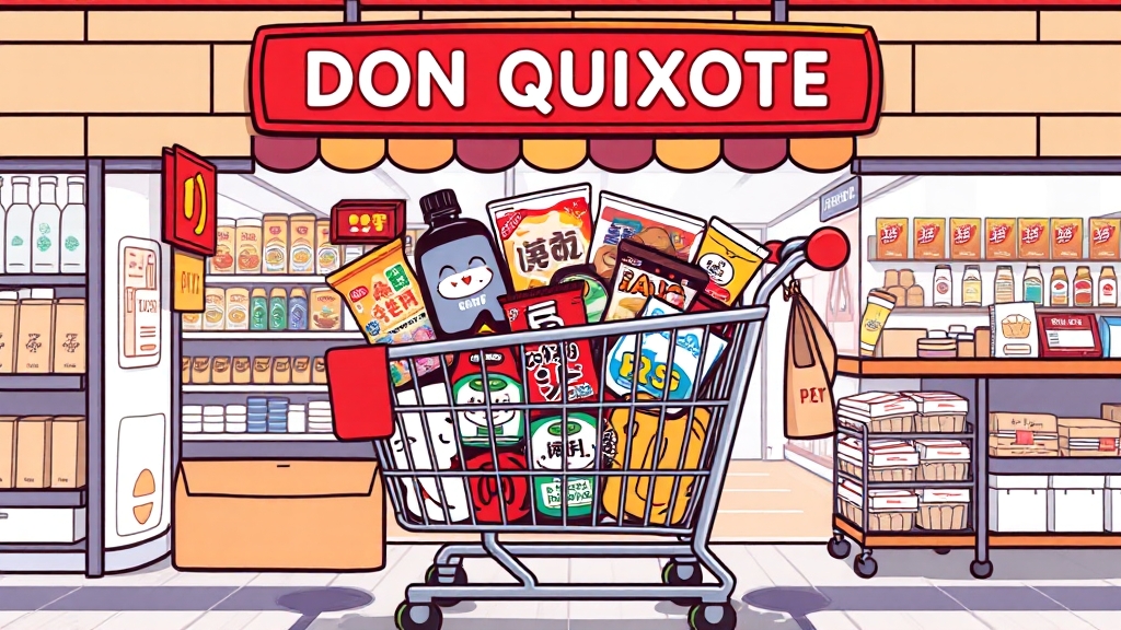 돈키호테, 뭘 사야 할까? (cartoon 스타일)