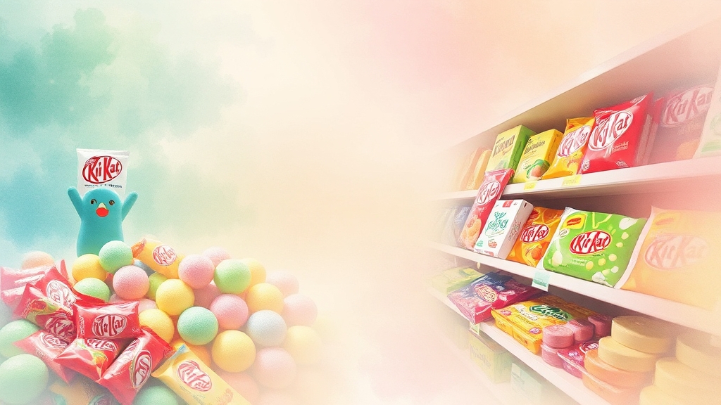 간식 & 과자류 추천 (watercolor 스타일)