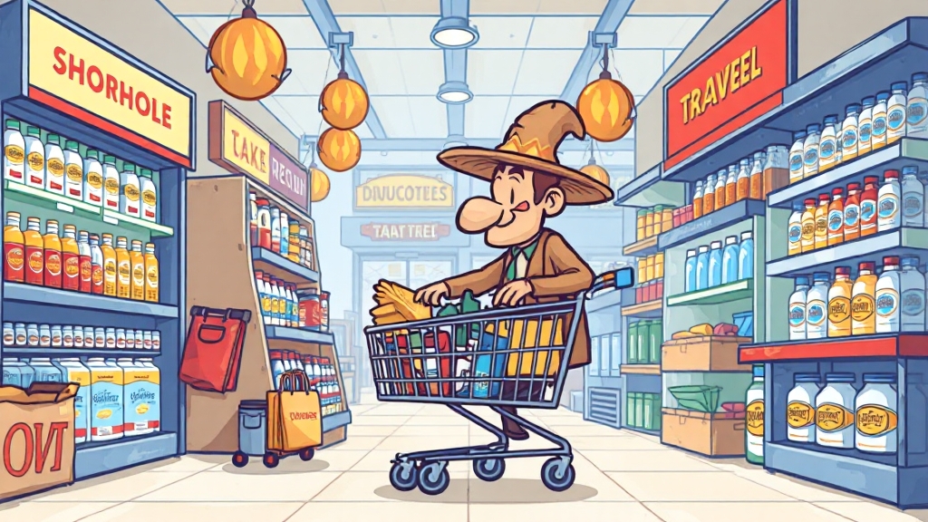 건강 & 생활 필수품 가이드 (cartoon 스타일)