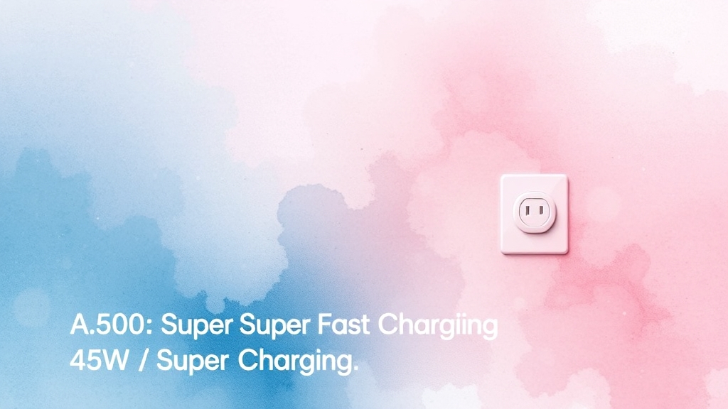 배터리 성능 및 사용 시간 (watercolor 스타일)