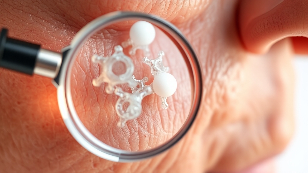 피지선 증식증, 레이저 치료 A to Z: 원인부터 관리까지 (40자) 3 피지선 증식증 원인 (realistic 스타일)