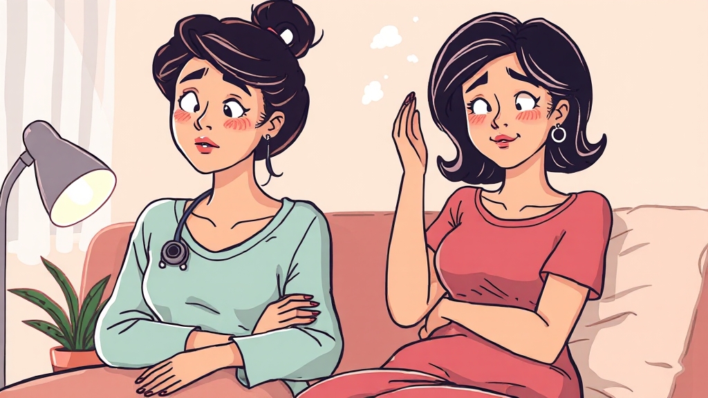 갱년기, 건강하게 극복하는 법: 증상 완화부터 영양제 선택까지 2 갱년기, 왜 알아야 할까요? (cartoon 스타일)