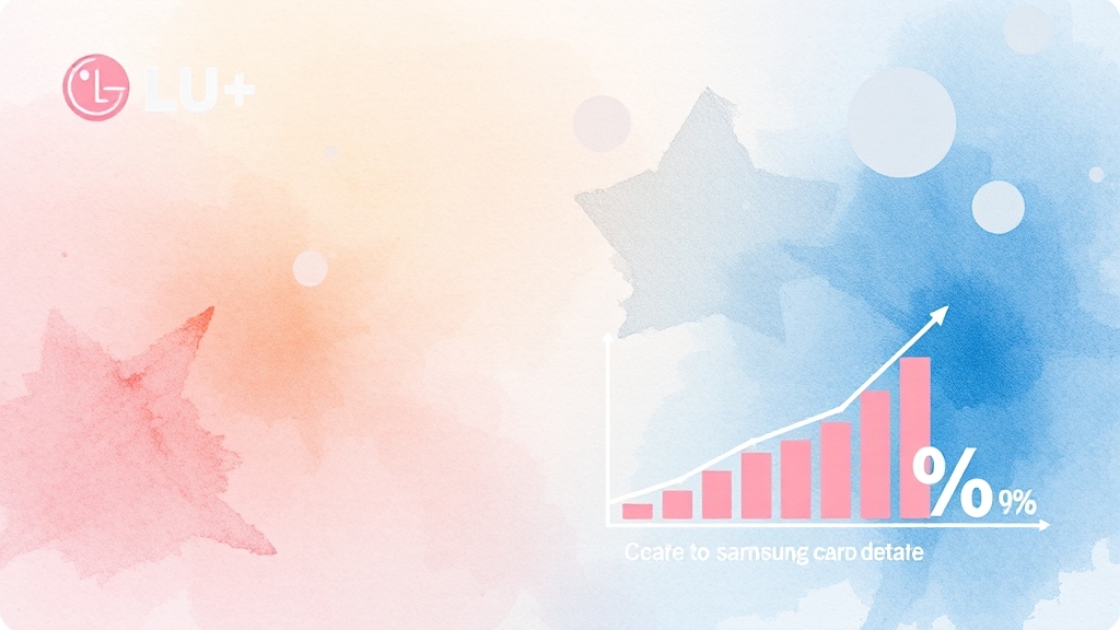 LG U+ 삼성 카드 혜택 A to Z: 통신비 절약, 나에게 맞는 카드 찾기 3 혜택 상세 조건 및 기준 (watercolor 스타일)