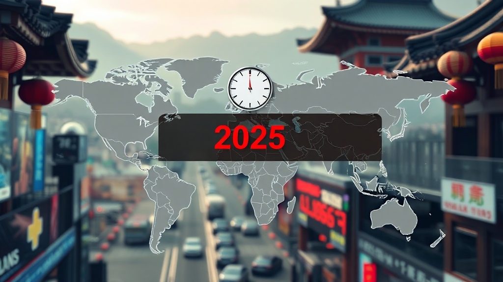 해외 주식, 주요 시장 분석 (realistic 스타일)