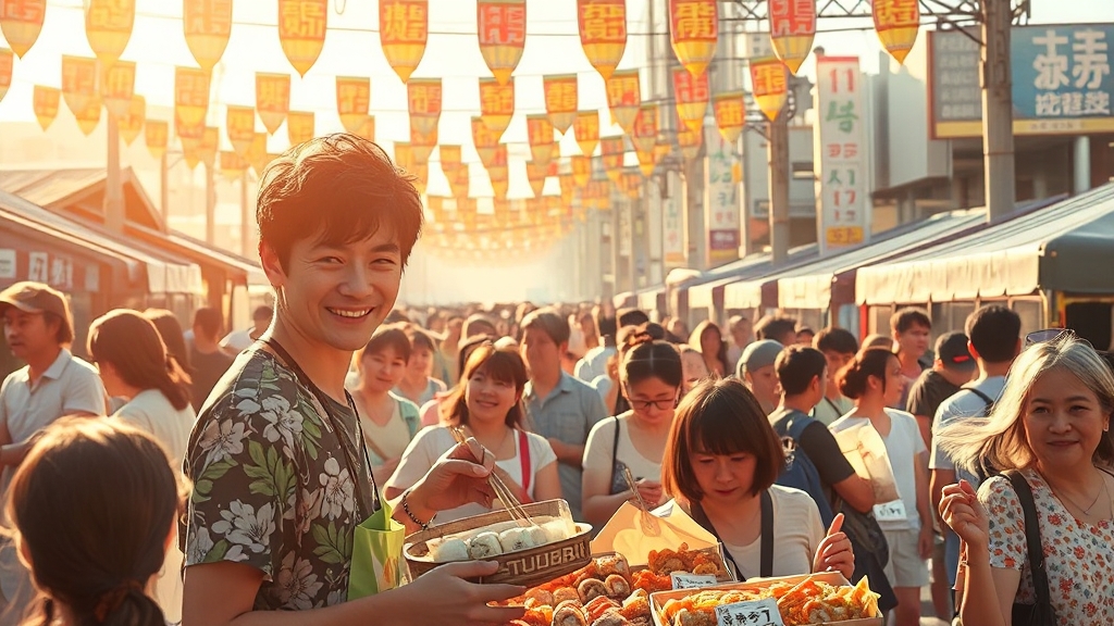 지역 축제 & 행사 참여로 추억 만들기 (realistic 스타일)