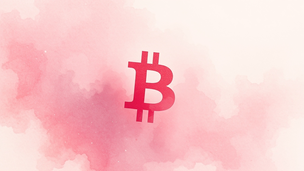 최근 비트코인 시장 분석 (watercolor 스타일)