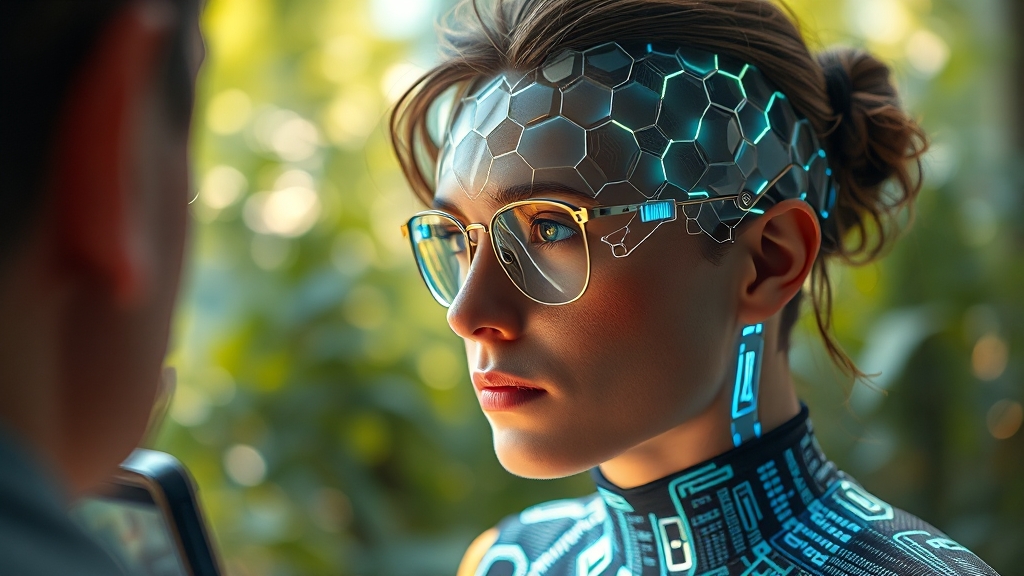 온디바이스 AI, 왜 중요할까요? (realistic 스타일)