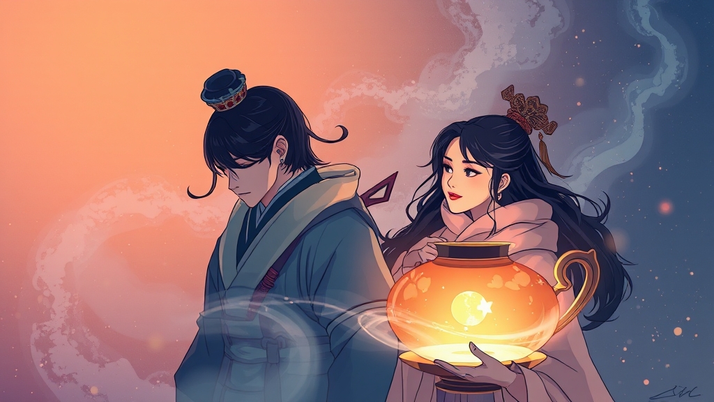 다 이루어질지니 완벽 분석: 등장인물, 줄거리, 세계관, 결말 예측 A to Z 4 흥미진진한 줄거리와 관람 포인트 (illustration 스타일)