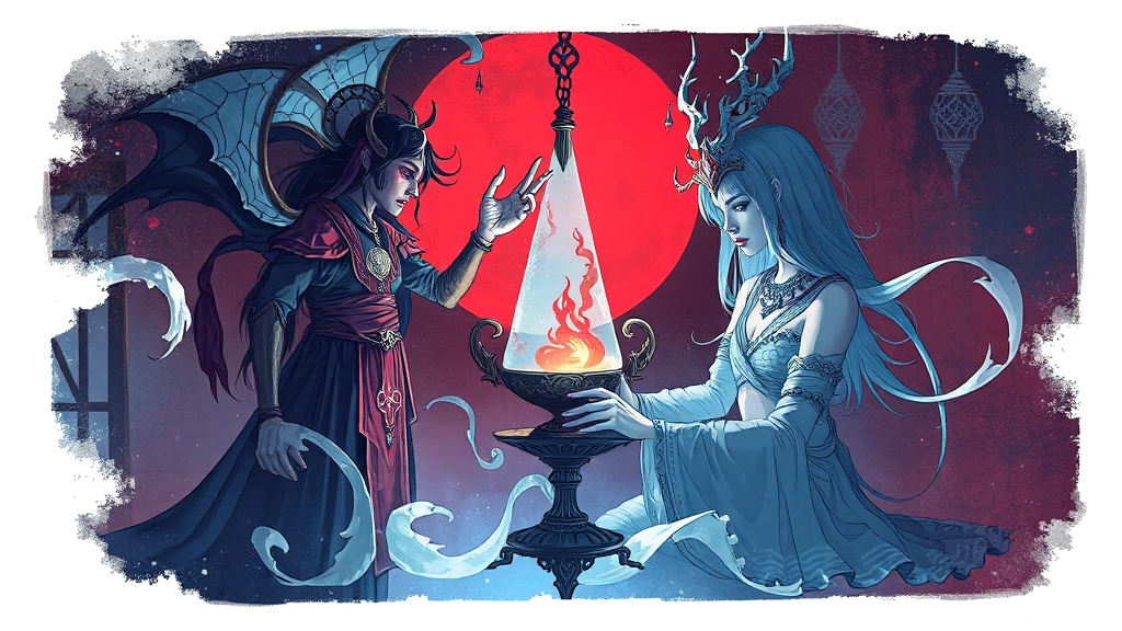 다 이루어질지니 완벽 분석: 등장인물, 줄거리, 세계관, 결말 예측 A to Z 5 독특한 세계관과 설정 분석 (illustration 스타일)