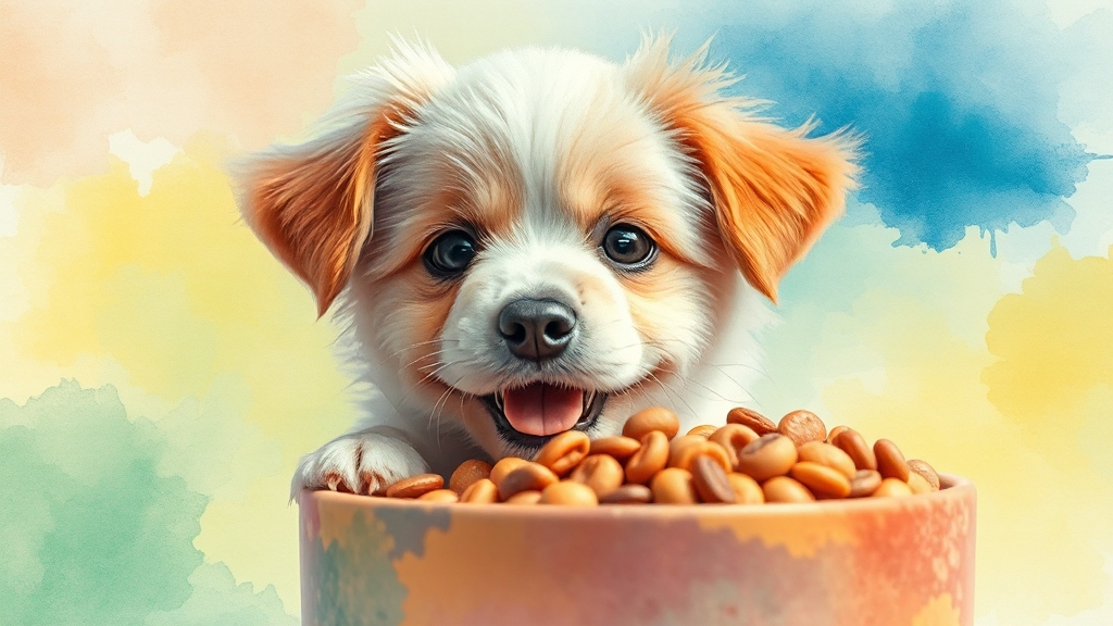 강아지 사료 첨가물 A to Z: 수의사가 알려주는 안전한 선택 꿀팁 3 꼭 확인해야 할 성분 (watercolor 스타일)