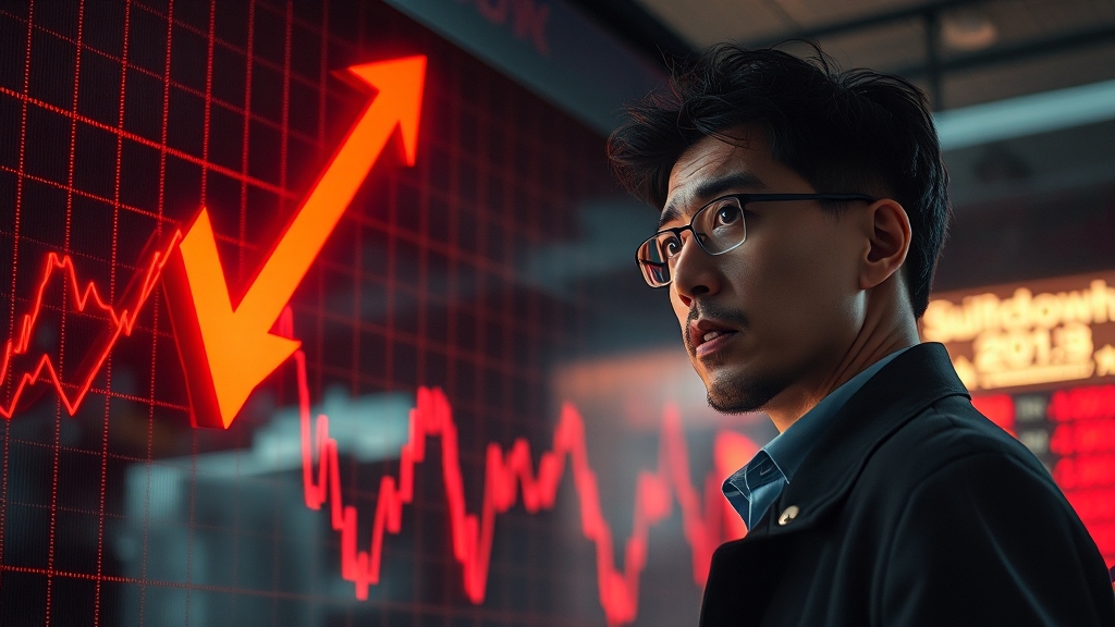 주식 시장 영향 (realistic 스타일)