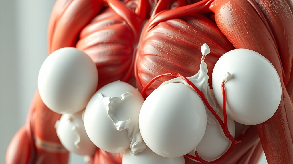 알부민 섭취 방법 및 필요량 (realistic 스타일)