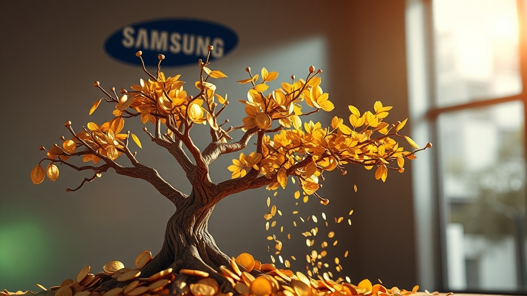 삼성전자 배당금, 얼마 받을까? (realistic 스타일)