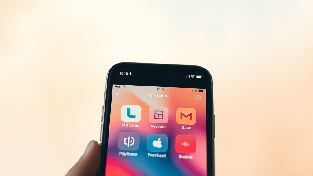 KT 인터넷 요금 납부 방법 (watercolor 스타일)