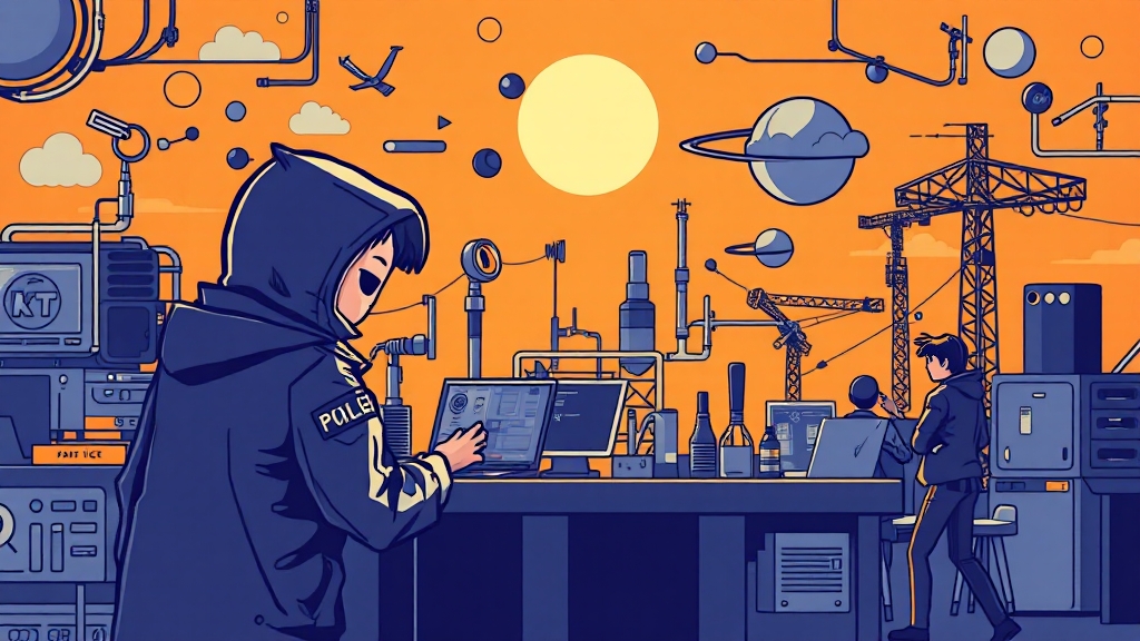 KT 소액결제 조사 지연 이유 (illustration 스타일)