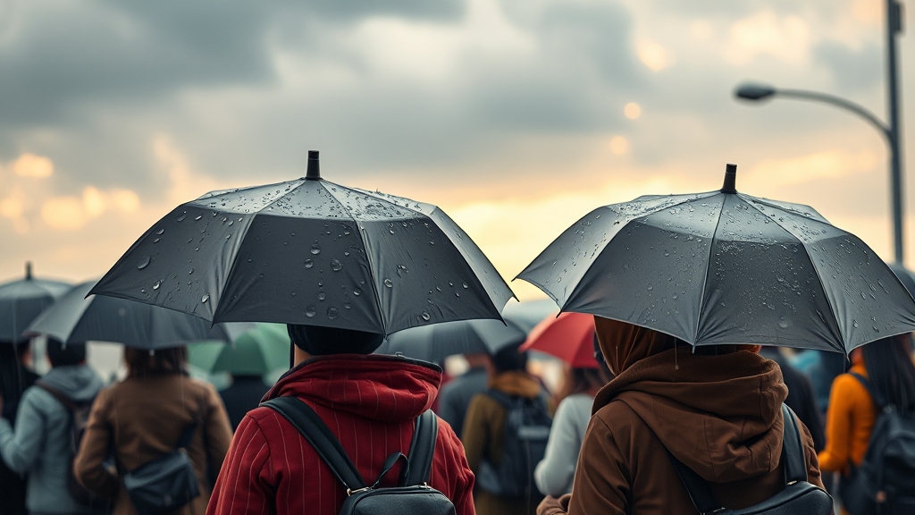 시간대별 예상 강수량 (realistic 스타일)