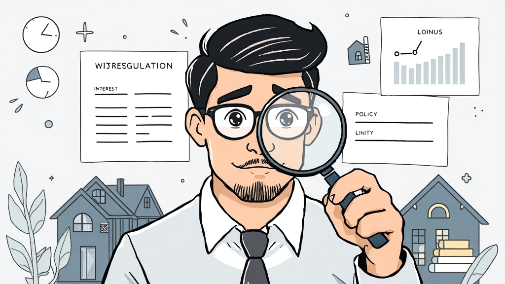 대출 규제 및 시장 전망 (illustration 스타일)