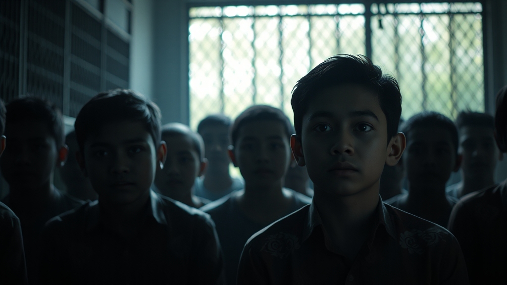 SNS를 이용한 범죄 확산 (realistic 스타일)