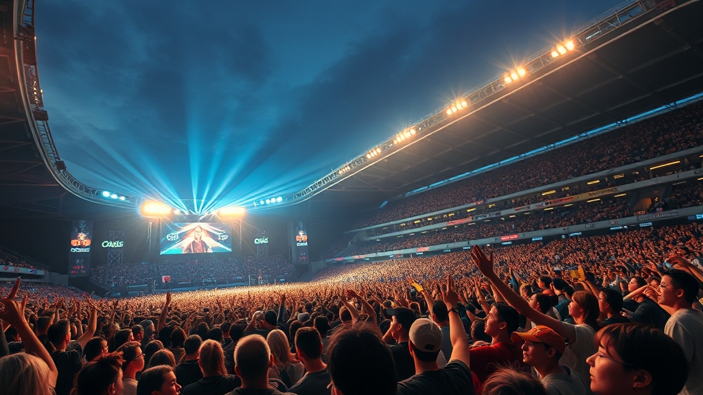 오아시스 내한 완전정복: 티켓, 좌석, 셋리스트, 교통 A to Z 2 오아시스 내한: 기본 정보 (realistic 스타일)