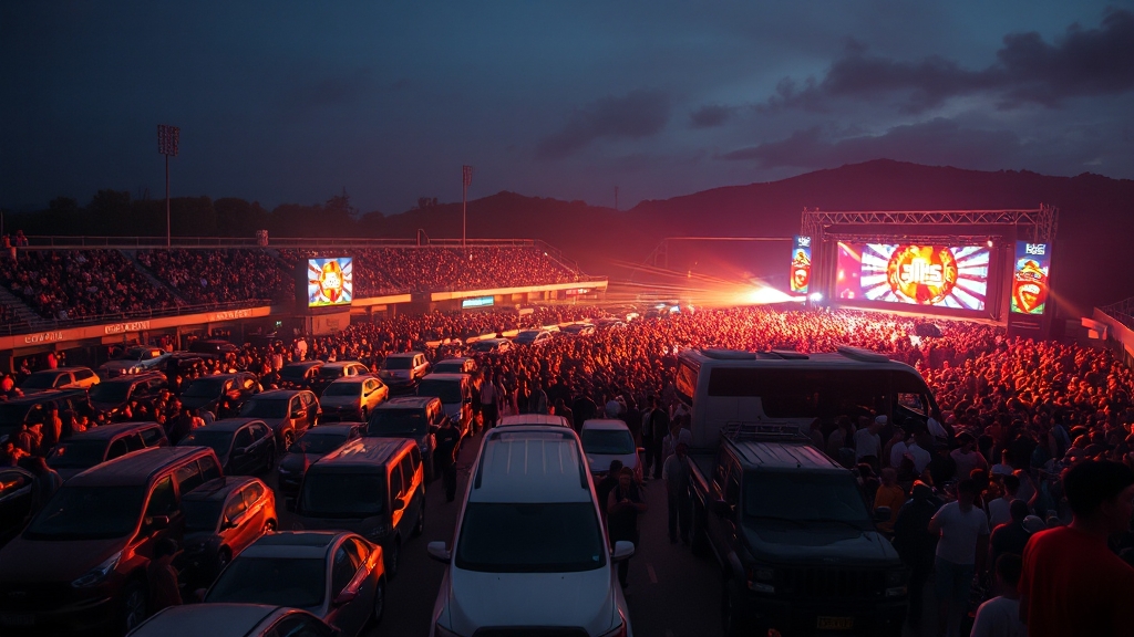 오아시스 내한 완전정복: 티켓, 좌석, 셋리스트, 교통 A to Z 6 교통편 및 주차 안내 (realistic 스타일)