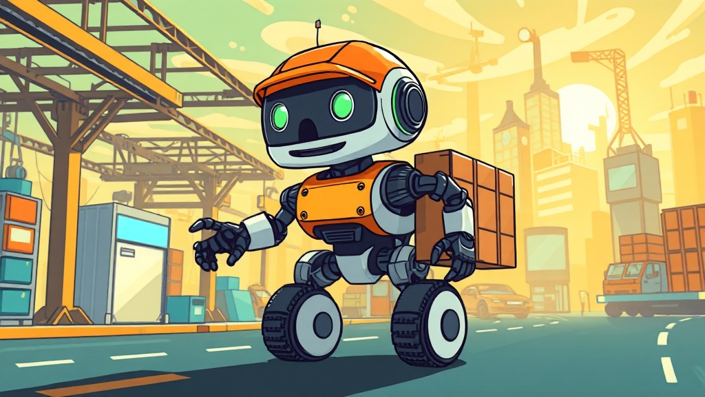 휴림로봇 주가 전망: 2025년 시나리오, 투자 리스크 & 시장 분석 A to Z 4 주가에 영향을 주는 요인은? (cartoon 스타일)