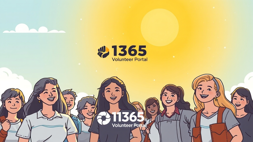 1365 자원봉사포털 완벽 가이드: 가입부터 봉사활동 확인서 발급까지! 2 1365 자원봉사포털 회원가입 방법 (illustration 스타일)