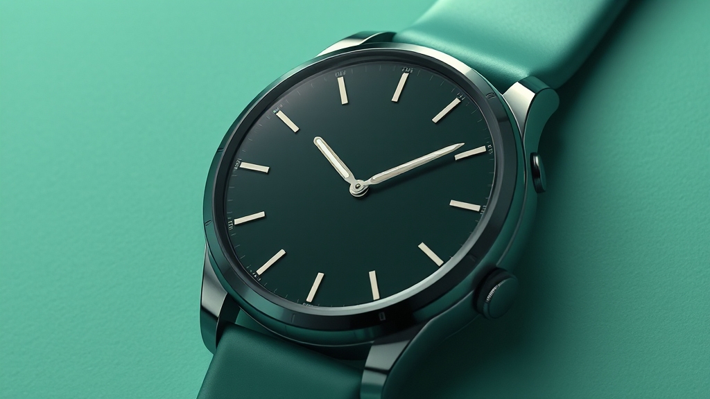 워치7 그린: 출시 및 디자인 (realistic 스타일)