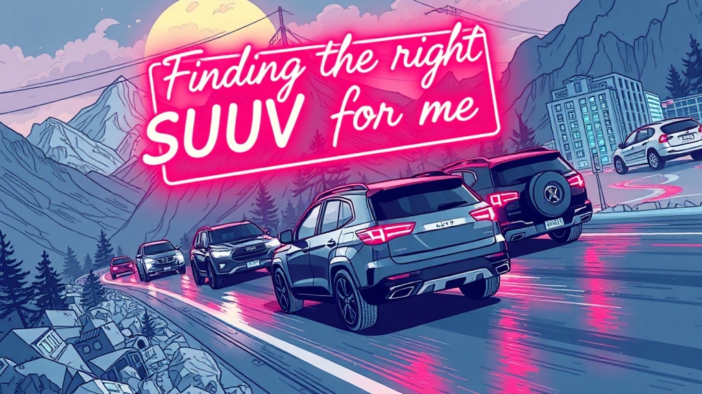 국산 vs 수입 SUV 완벽 비교: 가격, 성능, 유지비, 공간 총정리 9 결론 (illustration 스타일)