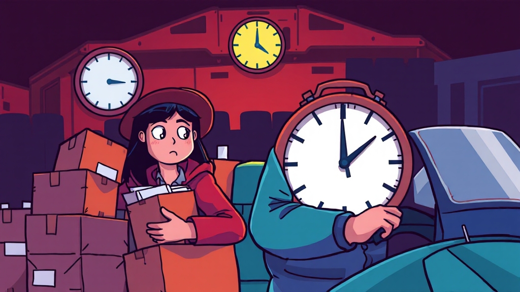 새벽배송 금지 논란 심층 분석: 택배 노동자 과로, 소비자 편의, 경제적 영향 2 새벽배송 금지 논란 배경 (cartoon 스타일)