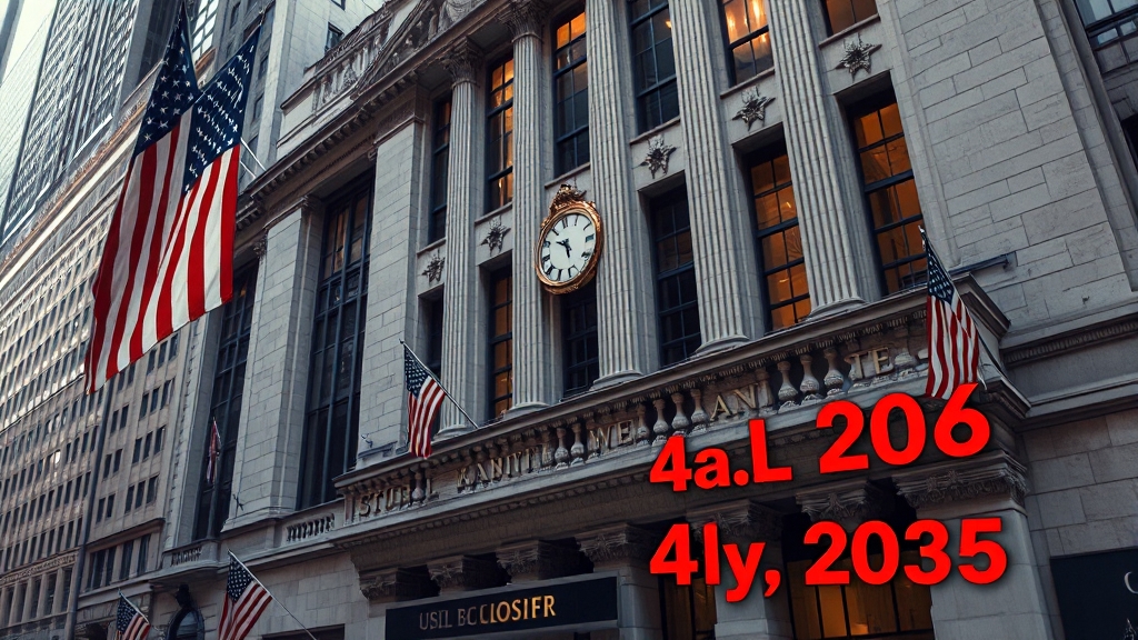 미국 주식 투자 A to Z: 거래 시간, 세금, 휴장일, 절세 꿀팁 총정리 5 미국 주식 휴장일 (realistic 스타일)