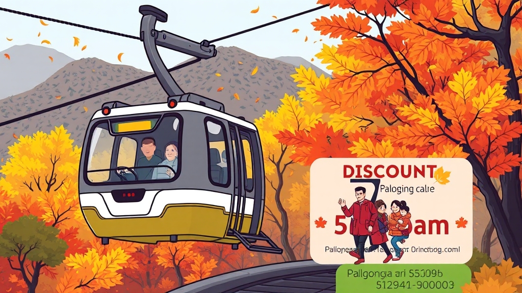 팔공산 케이블카 2025년 20% 할인! 단풍 명소 & 맛집 완벽 가이드 4 요금 및 할인 혜택 (cartoon 스타일)