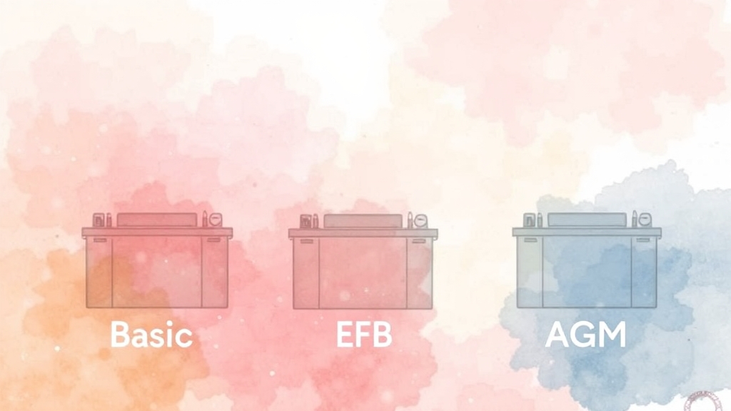 자동차 배터리 방전 완벽 분석: 원인, 증상, 예방, 점프, 관리법 총정리 6 배터리 종류 및 수명 비교 (watercolor 스타일)