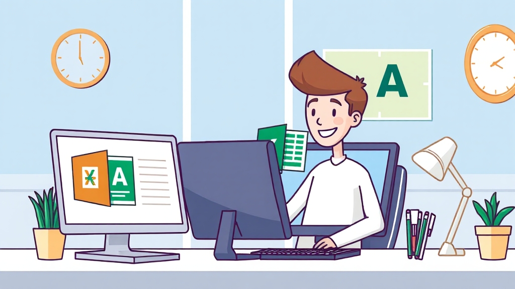 ITQ 자격증 완벽 가이드: 시험일정, 과목, 합격 전략, 활용법 총정리 2 ITQ 시험 과목 소개 (cartoon 스타일)