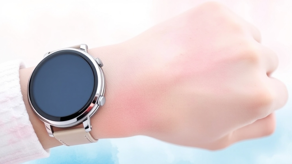 갤럭시 워치8 실버 44mm 블루투스: 디자인, 기능, 건강, 배터리 완벽 분석 2 디자인 및 착용감 (watercolor 스타일)