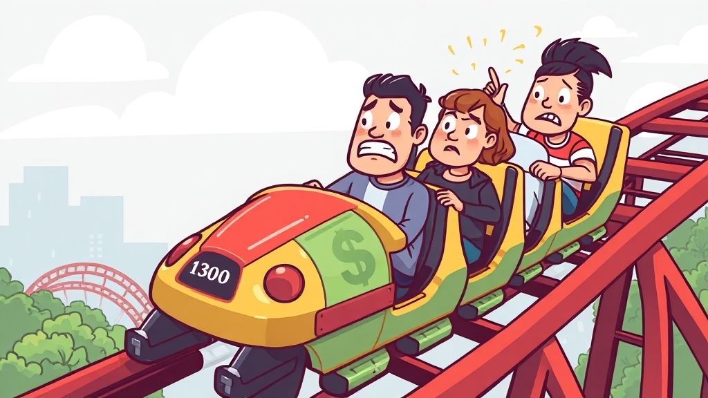 최근 달러 환율 변동 추이 (cartoon 스타일)