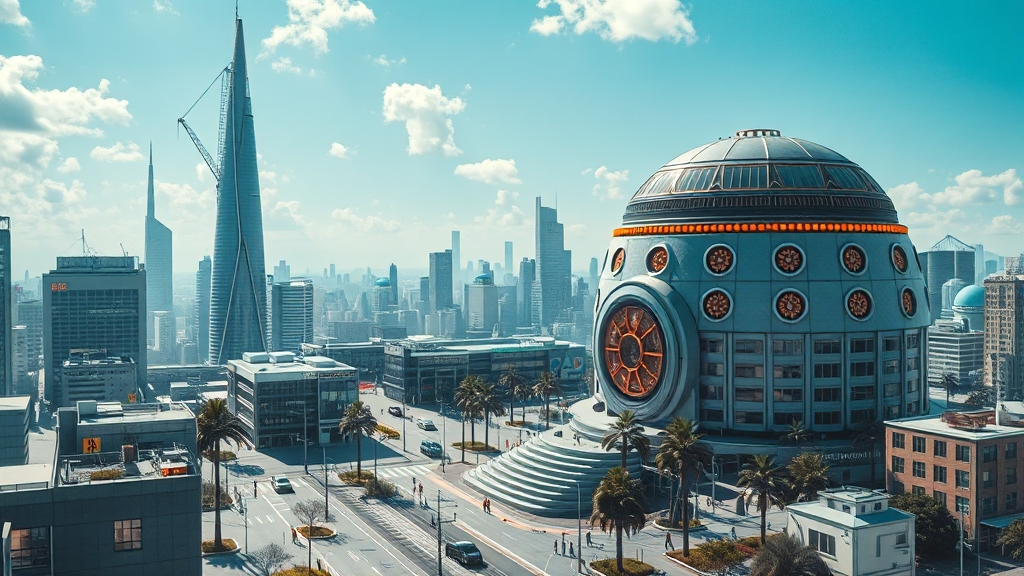 SMR 시장, 얼마나 성장할까? (realistic 스타일)