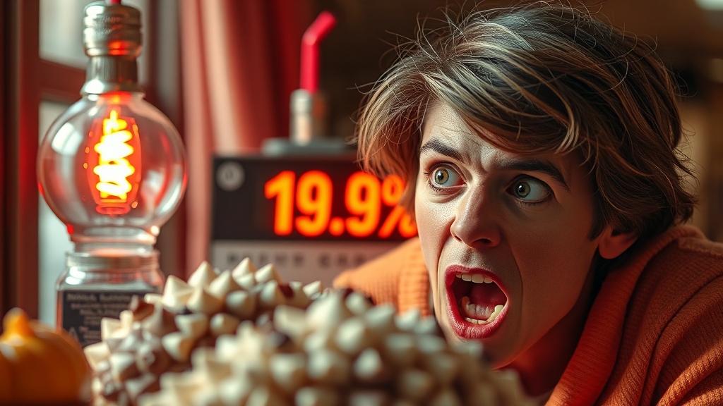 리볼빙 이자 구조 및 실제 사례 (realistic 스타일)