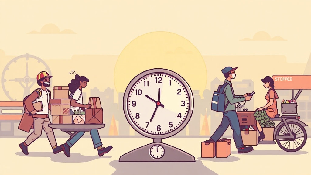 새벽 배송 금지, 발단은? (illustration 스타일)