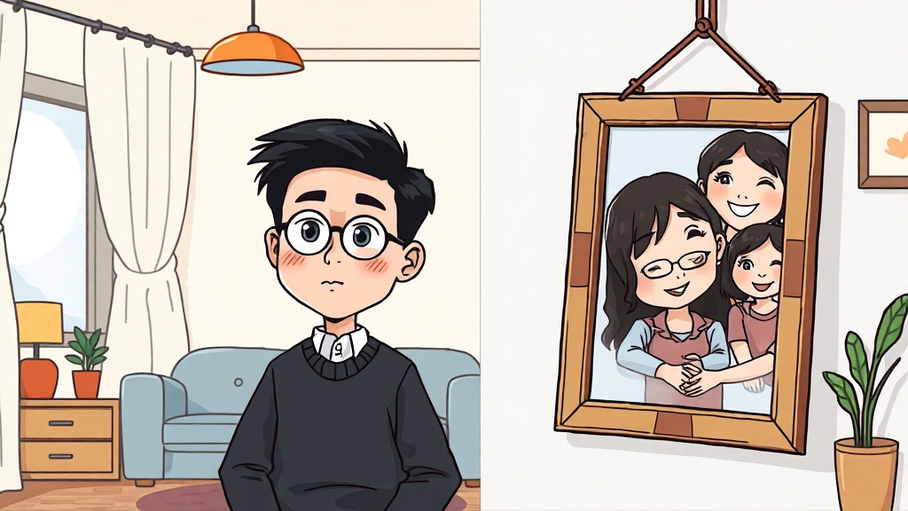 결말 비교 및 의미 해석 (cartoon 스타일)